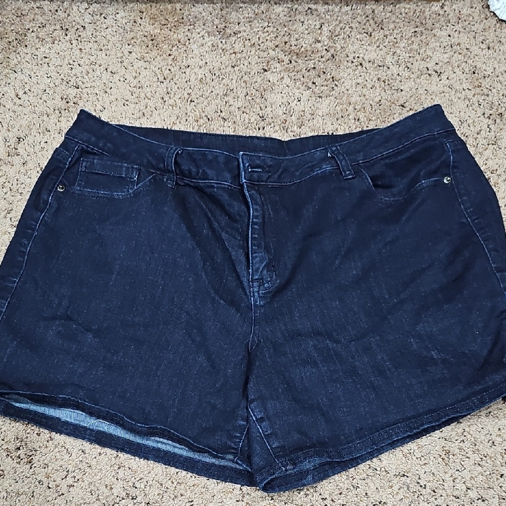 Navy Blue Women's Jean Shorts